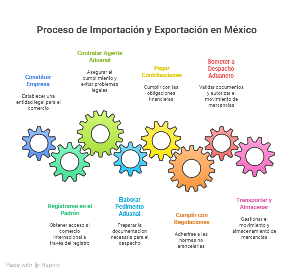 paso a paso para importar y exportar en México